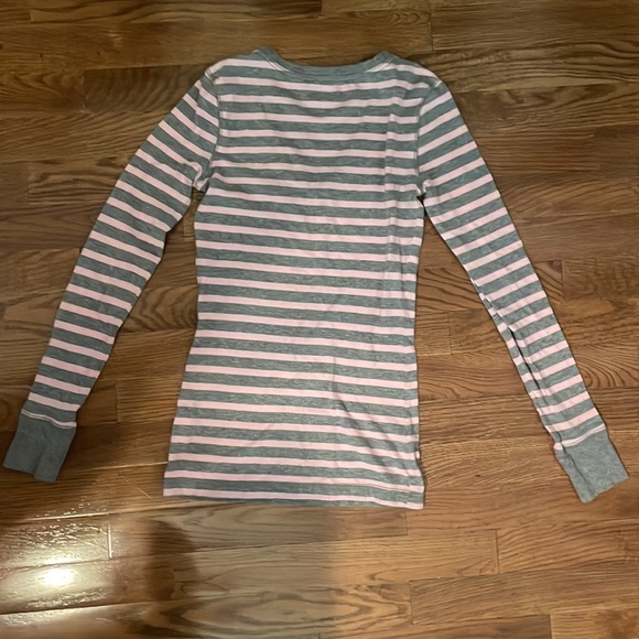 SO Striped Junior Girls Long Sleeve T-Shirt - Picture 3 of 5